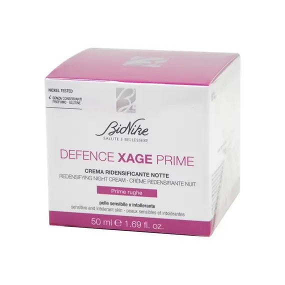 Bionike Defence Xage Prime Crema Ridensificante Notte 50ml | Acquista Online su Farmaclick