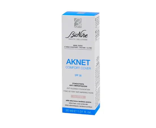 Bionike Aknet Comfort Cover Spf30 Fondotinta Anti Imperfezioni 101 Ivoire 30 Ml