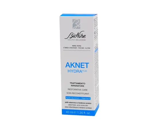 Bionike Aknet Hydra Plus Trattamento Riparatore Per Pelle Seborroica 40 Ml