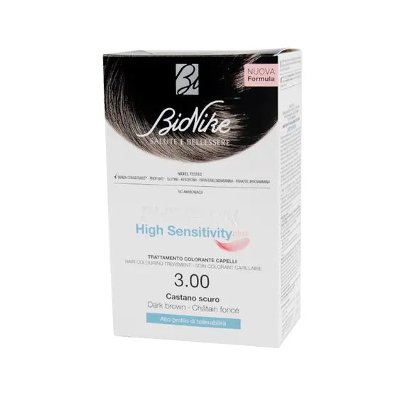 Bionike Shine On High Sensitivity Plus Trattamento Colorante Capelli 3.00 Castano Scuro | Acquista Online su Farmaclick