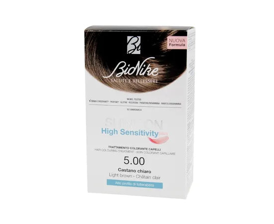 Bionike Shine On High Sensitivity Plus Trattamento Colorante Capelli 5.00 Castano Chiaro