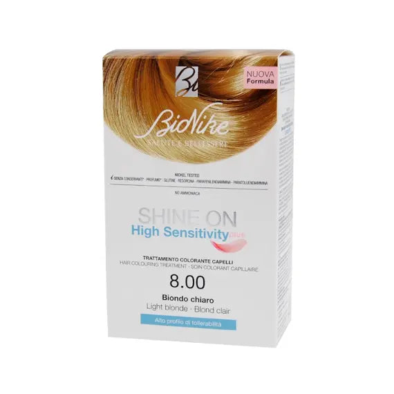 Bionike Shine On High Sensitivity Plus Trattamento Colorante Capelli 8.00 Biondo Chiaro | Acquista Online su Farmaclick