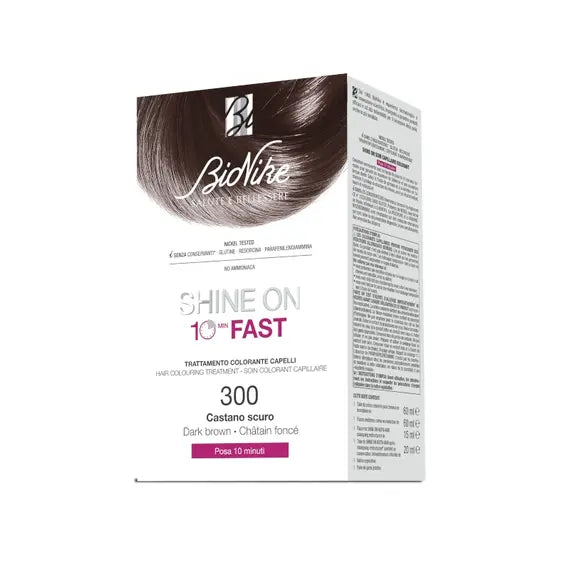 Bionike Shine On Fast 10 Minuti Trattamento Colorante Capelli 300 Castano Scuro | Acquista Online su Farmaclick