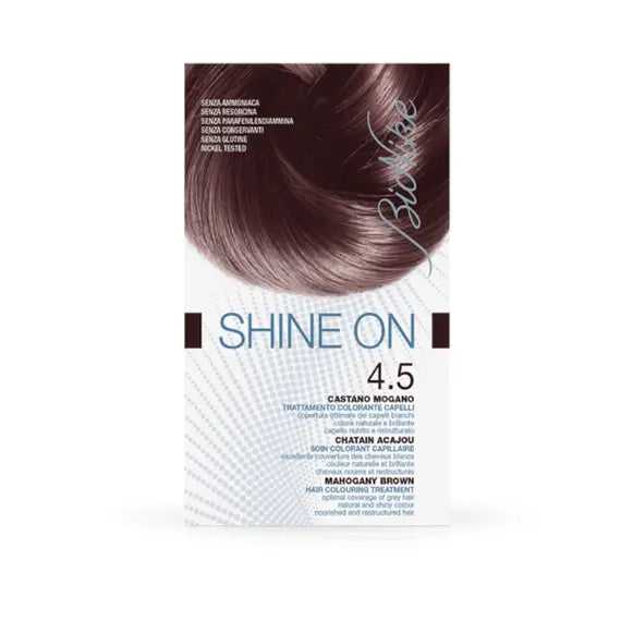 Bionike Shine On Tintura per Capelli 4.5 Castano Mogano | Acquista Online su Farmaclick