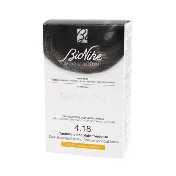 Bionike Shine On Trattamento Colorante Capelli 4.18 Castano Cioccolato Fondente | Acquista Online su Farmaclick