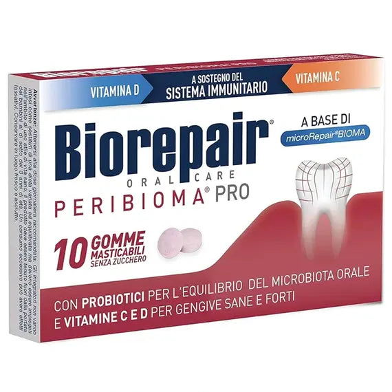 Biorepair Oral Care Peribioma 10 Gomme Masticabili | Acquista Online su Farmaclick