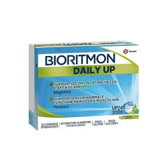 Bioritmon Daily Up Integratore Alimentare di Magnesio e Potassio 20 Compresse Aroma Limone | Acquista Online su Farmaclick