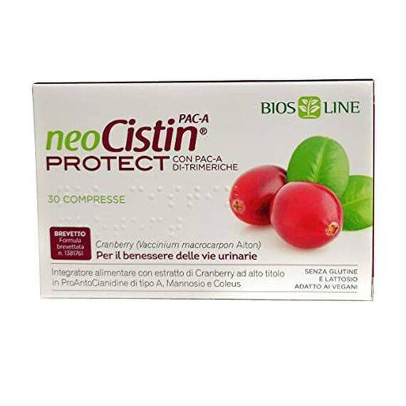 Bios Line Neocistin Pac-a Protect Integratore per il Benessere delle Vie Urinarie 30 Compresse | Acquista Online su Farmaclick