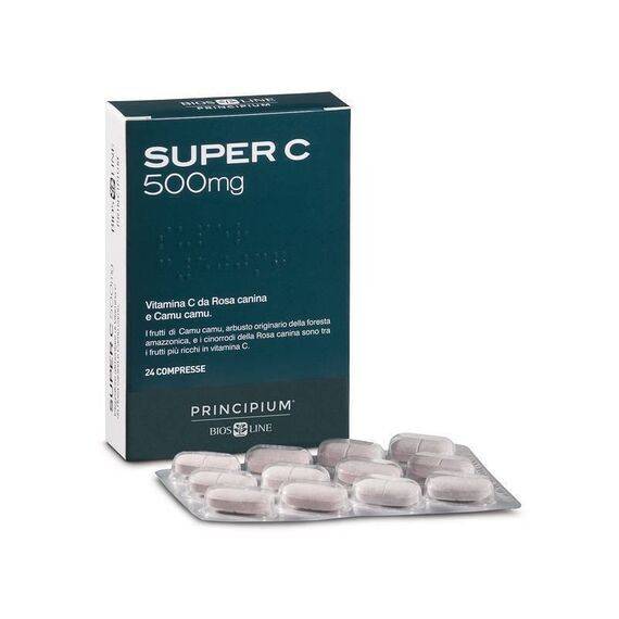 Biosline Principium Vitamina C 500 Mg Integratore per le Difese Immunitarie 24 Compresse | Acquista Online su Farmaclick