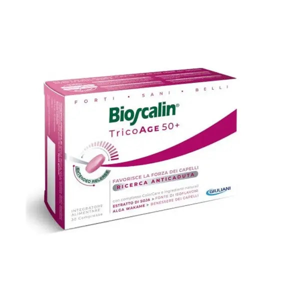 Bioscalin Tricoage 50+ Integratore Alimentare per Capelli 30 Compresse | Acquista Online su Farmaclick