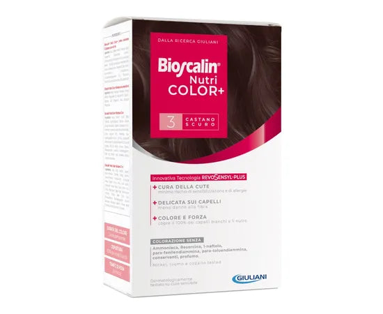 Bioscalin Nutri Color Colorazione Permanente 3 Castano Scuro