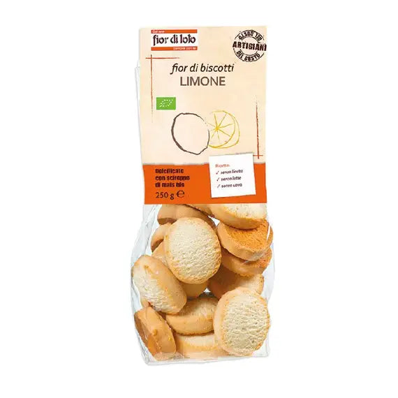 Biotobio Fior di Biscotti Limone Bio 250 Grammi | Acquista Online su Farmaclick