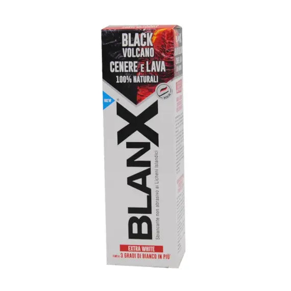 Blanx Dentifricio Sbiancante Black Volcano Cenere e Lava Tubo da 75 Ml | Acquista Online su Farmaclick