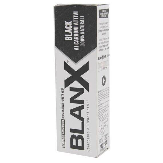 Blanx Black Dentifricio Nero Al Carbone Attivo 100% Naturali 75 Ml | Acquista Online su Farmaclick