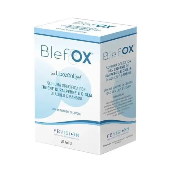 Blefox Schiuma Specifica per Igiene Palpebre e Ciglia 50 Mlcon Erogatore + 60 Dischetti | Acquista Online su Farmaclick