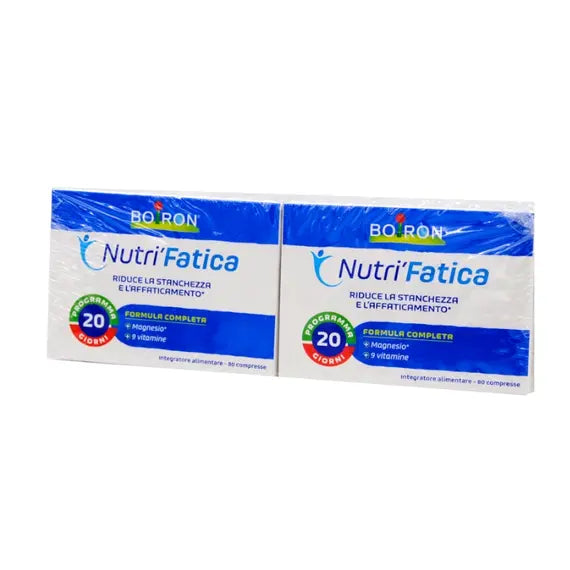 Boiron Nutrifatica Integratore Alimentare Contro Stanchezza e Affaticamento Promo Bipack 2 X 80 Compresse | Acquista Online su Farmaclick