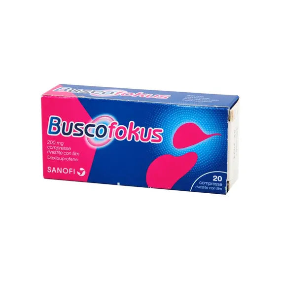 Buscofokus 20 Compresse Dexibuprofene 200 Mg | Acquista Online su Farmaclick
