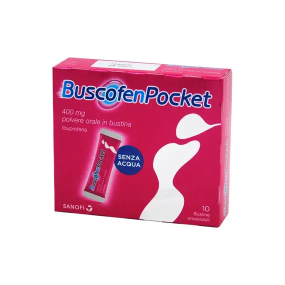 Buscofen Pocket 400 Mg Polvere Orale Ibuprofene 10 Bustine Orosolubili | Acquista Online su Farmaclick