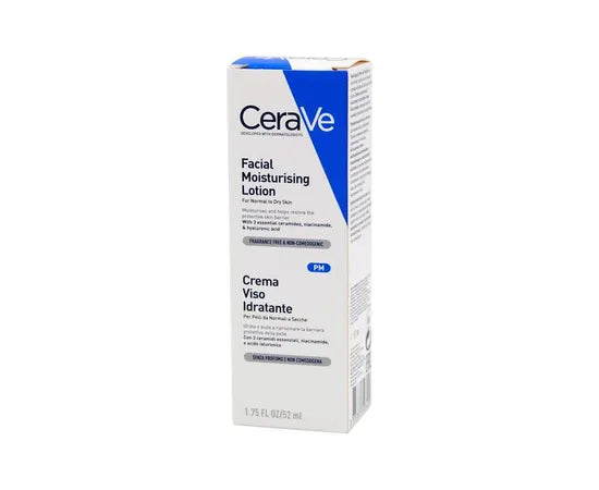 Cerave Crema Viso Idratante Per Pelli Da Normali A Secche 52 Ml