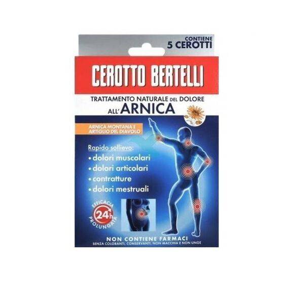 Cerotto Bertelli Arnikos per Dolori Muscolari e Articolari 5 Cerotti | Acquista Online su Farmaclick