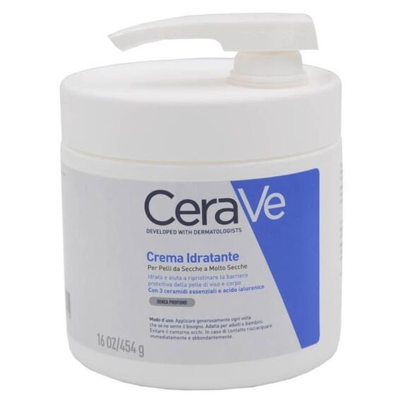 Cerave Crema Idratante per Pelli da Secche a Molto Secche 454 G Pump | Acquista Online su Farmaclick