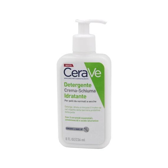 Cerave Detergente Crema Schiuma Idratante per Pelli da Normali a Secche 236 Ml | Acquista Online su Farmaclick