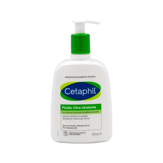 Cetaphil Fluido Ultra Idratante per Pelle Secca e Sensibile 470 Ml | Acquista Online su Farmaclick
