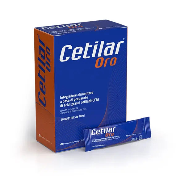 Cetilar Oro Integratore Alimentare di Acidi Grassi Cetilati 20 Bustine | Acquista Online su Farmaclick