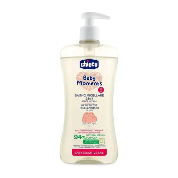 Chicco Baby Moments Bagno Corpo Capelli Micellare 500 Ml 0 Mesi+ | Acquista Online su Farmaclick