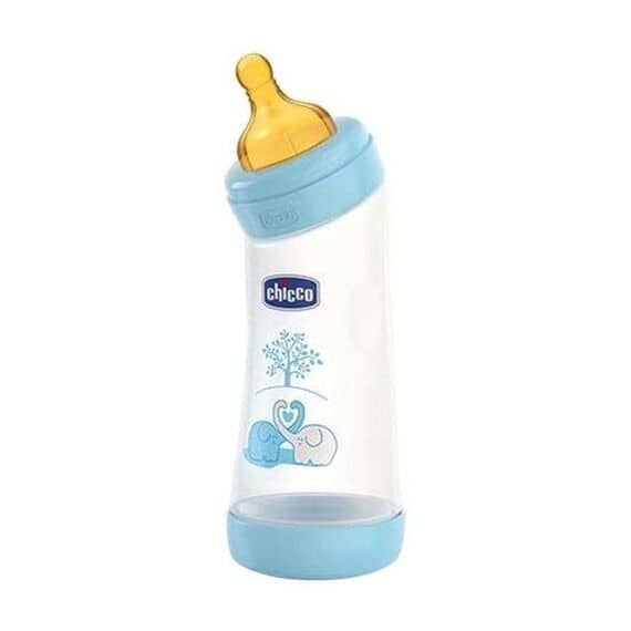 Chicco Biberon Benessere Angolato 0m+ Bimbo Flusso Normale Latex 250 Ml | Acquista Online su Farmaclick
