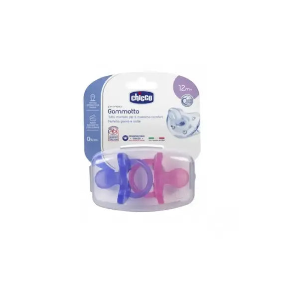 Chicco Gommotto Silicone Bimba 12m+ 2 Pezzi | Acquista Online su Farmaclick