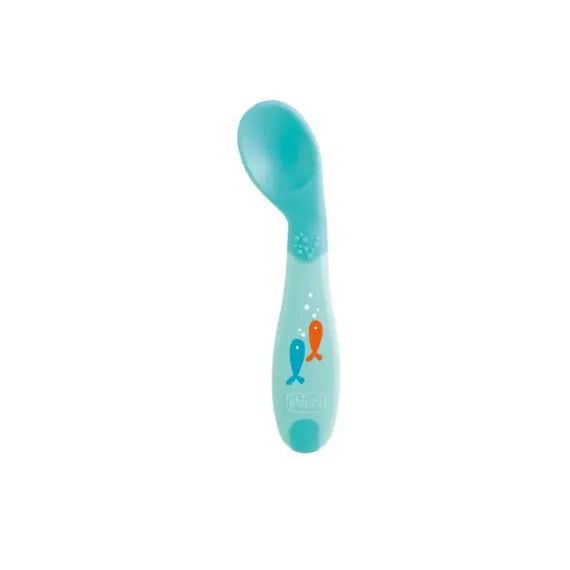 Chicco Cucchiaio Angolato 8m+ Azzurro | Acquista Online su Farmaclick