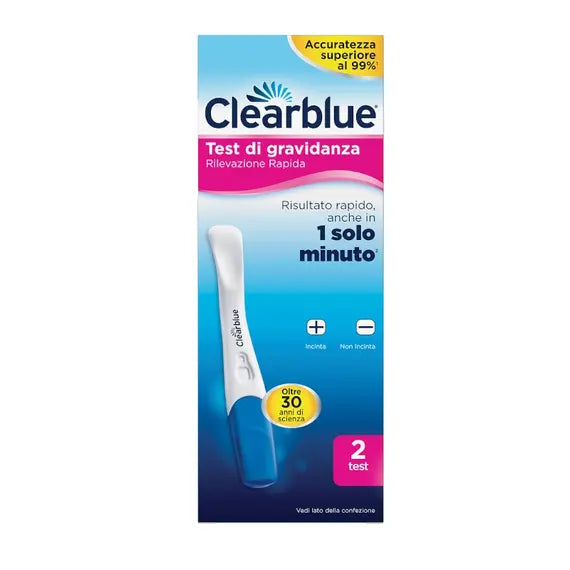 Clearblue Test di Gravidanza Rilevazione Rapida 2 Stick | Acquista Online su Farmaclick