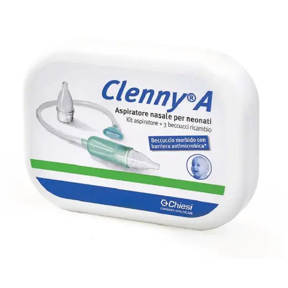 Clenny a Aspiratore Nasale Neonati Kit Aspiratore + 3 Beccucci Ricambio | Acquista Online su Farmaclick