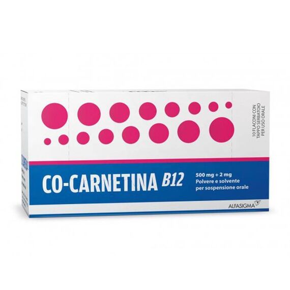 Co Carnetina B12 500mg+2mg Sospensione Orale 10 Flaconi 10 Ml | Acquista Online su Farmaclick