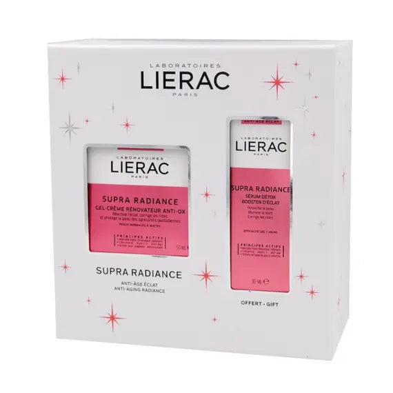Lierac Cofanetto Supra Radiance Gel-crema Antiossidante Rinnovatrice + Siero Detox Booster | Acquista Online su Farmaclick