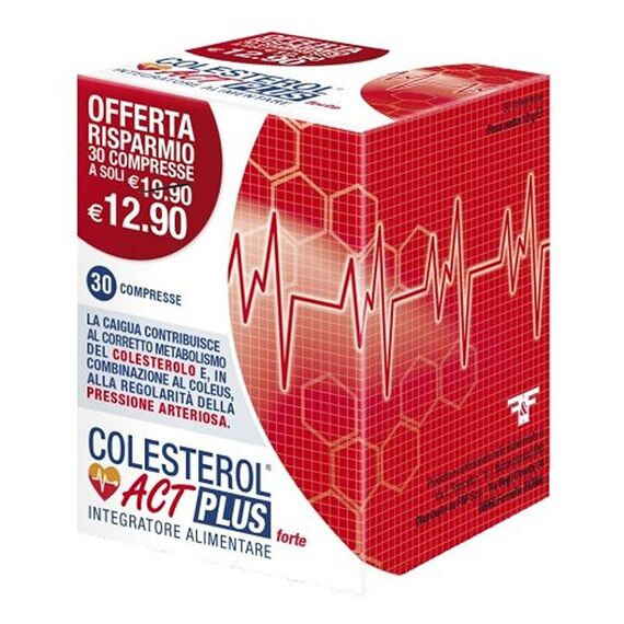 Colesterol Act Plus Forte 30 Compresse | Acquista Online su Farmaclick