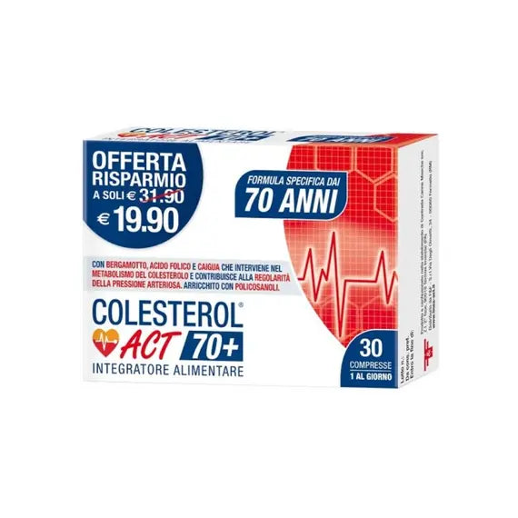 Colesterol Act 70+ 30 Compresse | Acquista Online su Farmaclick