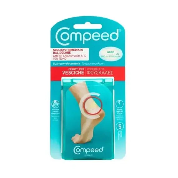 Compeed Cerotti per Vesciche Formato Medio 5 Pezzi | Acquista Online su Farmaclick