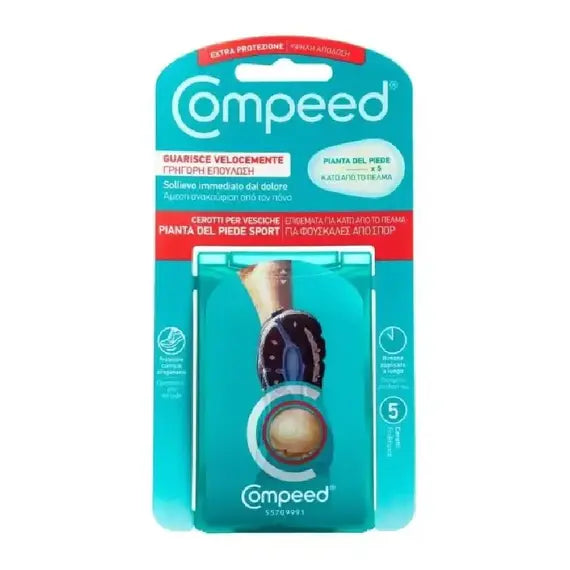 Compeed Cerotti per Vesciche Alla Pianta del Piede 5 Pezzi | Acquista Online su Farmaclick