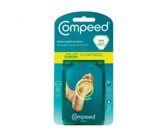 Compeed Cerotti Duroni Formato Medio 6 pezzi