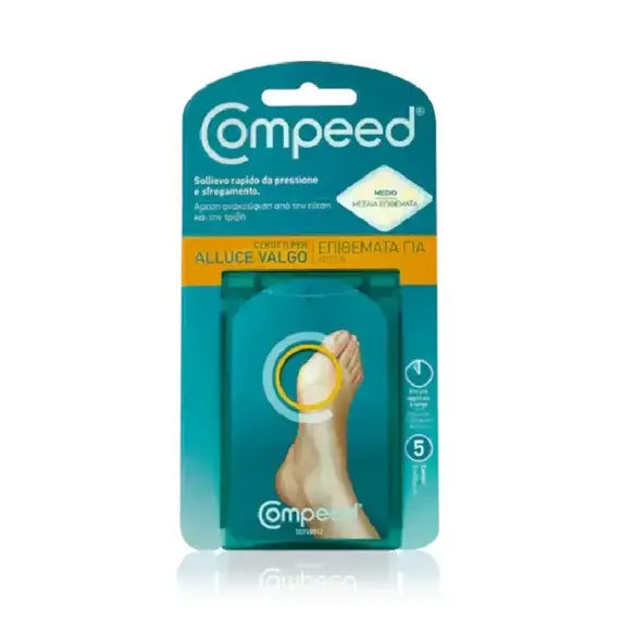 Compeed Alluce Valgo Cerotto 5 Pezzi | Acquista Online su Farmaclick