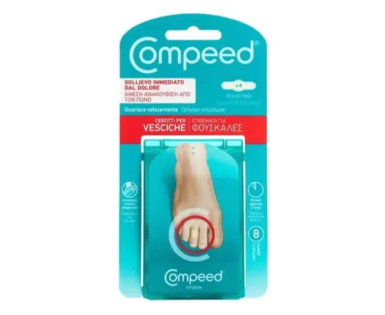 Compeed Cerotti per Vesciche Dita Piede 8 pezzi