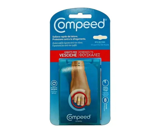 Compeed Cerotti Per Vesciche Dita Piede 8 Pezzi