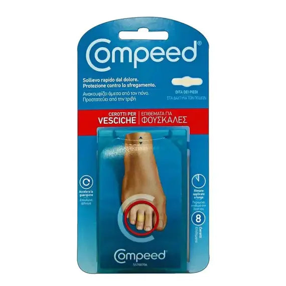 Compeed Cerotti per Vesciche Dita Piede 8 Pezzi | Acquista Online su Farmaclick