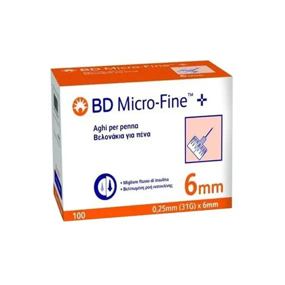 Corman Ago per Penna da Insulina Bd Microfine Gauge 31 6 Mm 100 Pezzi | Acquista Online su Farmaclick