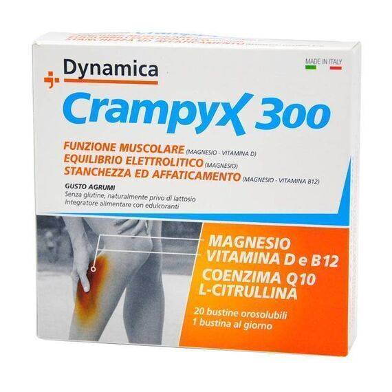 Dynamica Crampix 300 Integratore Alimentare 20 Bustine Orosolubili | Acquista Online su Farmaclick