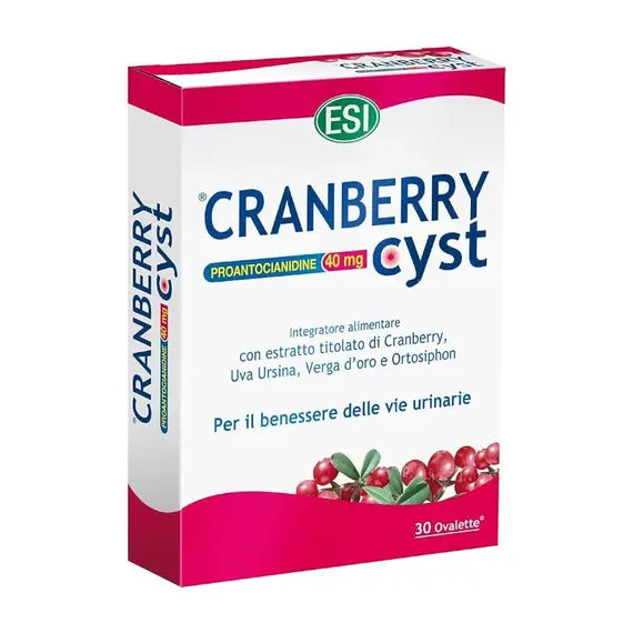 Cranberry Cyst Integratore per il Benessere delle Vie Urinarie 30 Ovalette | Acquista Online su Farmaclick