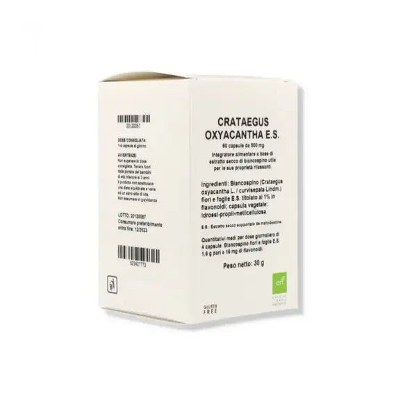 Crataegus Oxyacantha Estratto Secco di Biancospino 60 Capsule | Acquista Online su Farmaclick