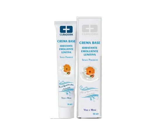 Curaderm Crema Base Mani E Viso 50 Ml